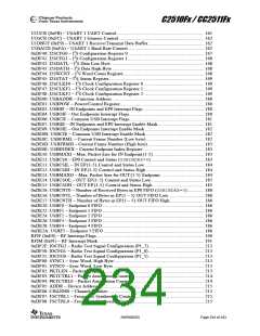 浏览型号CC2511F8RSP的Datasheet PDF文件第234页