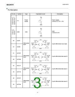 浏览型号CXB1441R的Datasheet PDF文件第3页