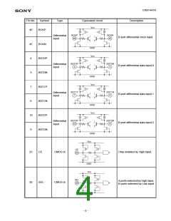浏览型号CXB1441R的Datasheet PDF文件第4页