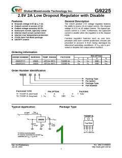 浏览型号G9225TH3T的Datasheet PDF文件第1页