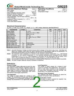 浏览型号G9225TH3T的Datasheet PDF文件第2页