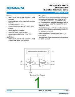 浏览型号GS1528-CKAE3的Datasheet PDF文件第1页