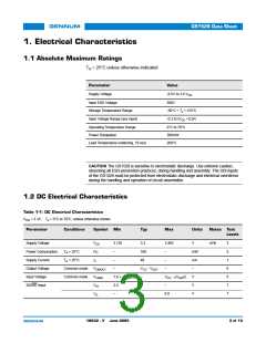 浏览型号GS1528-CTAE3的Datasheet PDF文件第3页