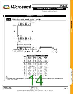 浏览型号LX1691IPW的Datasheet PDF文件第14页