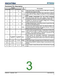 浏览型号RT8004PQV的Datasheet PDF文件第3页
