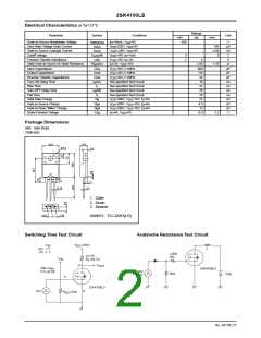 浏览型号2SK4100LS的Datasheet PDF文件第2页