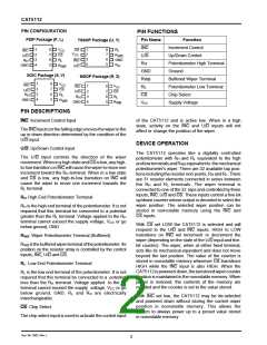 浏览型号CAT5112UI-10TE13的Datasheet PDF文件第2页