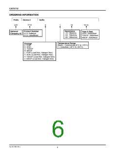 浏览型号CAT5112UI-10TE13的Datasheet PDF文件第6页