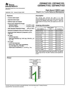 浏览型号CD74HC153MTE4的Datasheet PDF文件第1页