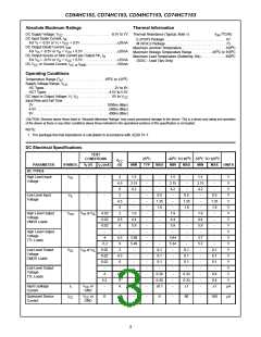 浏览型号CD74HC153MTE4的Datasheet PDF文件第3页