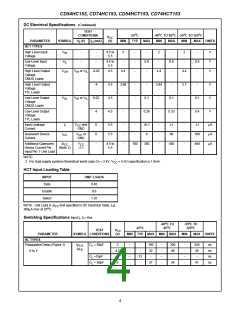 浏览型号CD74HC153MTE4的Datasheet PDF文件第4页
