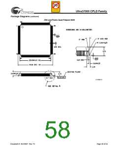 浏览型号CY37256VP84-167NTXC的Datasheet PDF文件第58页
