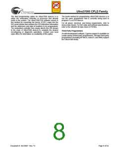 浏览型号CY37256VP84-167NTXC的Datasheet PDF文件第8页