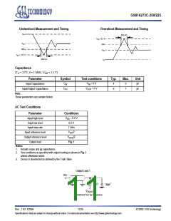 浏览型号GS816273C-250的Datasheet PDF文件第11页