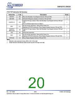浏览型号GS816273C-250的Datasheet PDF文件第20页