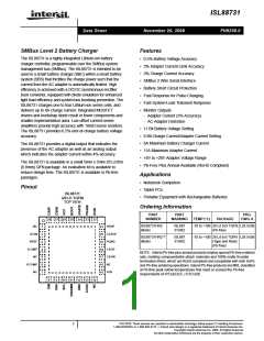 浏览型号ISL88731的Datasheet PDF文件第1页