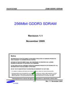 浏览型号K4J55323QG-BC14的Datasheet PDF文件第1页