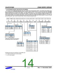 浏览型号K4J55323QG-BC14的Datasheet PDF文件第14页