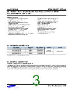 浏览型号K4J55323QG-BC14的Datasheet PDF文件第3页