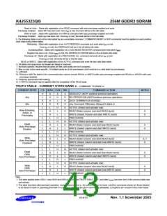 浏览型号K4J55323QG-BC14的Datasheet PDF文件第43页