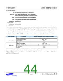 浏览型号K4J55323QG-BC14的Datasheet PDF文件第44页