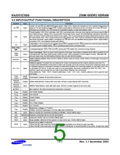 浏览型号K4J55323QG-BC14的Datasheet PDF文件第5页