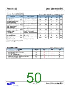 浏览型号K4J55323QG-BC14的Datasheet PDF文件第50页