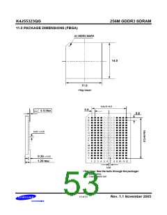 浏览型号K4J55323QG-BC14的Datasheet PDF文件第53页