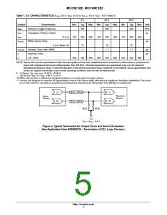 浏览型号MC10E122FNG的Datasheet PDF文件第5页