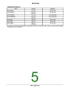 浏览型号MC10H166FNR2G的Datasheet PDF文件第5页