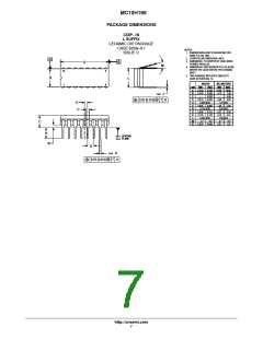 浏览型号MC10H166FNR2G的Datasheet PDF文件第7页