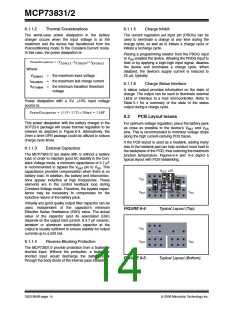 浏览型号MCP73832T-2ACI/OT的Datasheet PDF文件第14页