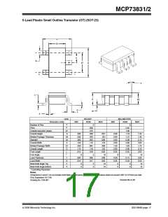 浏览型号MCP73832T-2ACI/OT的Datasheet PDF文件第17页