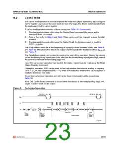 浏览型号NAND01GW3B2CZA6T的Datasheet PDF文件第23页