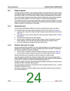 浏览型号NAND01GW3B2CZA6T的Datasheet PDF文件第24页
