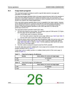 浏览型号NAND01GW3B2CZA6T的Datasheet PDF文件第26页