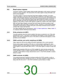 浏览型号NAND01GW3B2CZA6T的Datasheet PDF文件第30页