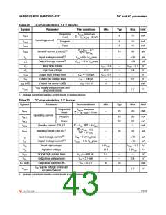 浏览型号NAND01GR3B2BZA6E的Datasheet PDF文件第43页