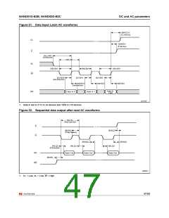 浏览型号NAND01GW3B2CZA6T的Datasheet PDF文件第47页