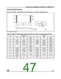 浏览型号NAND256R4A0AZA6F的Datasheet PDF文件第47页