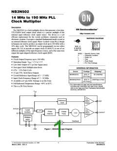 浏览型号NB3N502DG的Datasheet PDF文件第1页