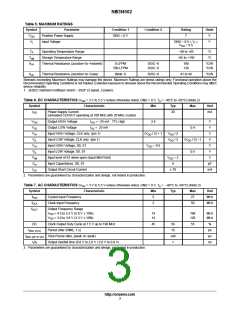 浏览型号NB3N502DG的Datasheet PDF文件第3页