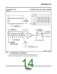 浏览型号SN74ALS151NSRE4的Datasheet PDF文件第14页