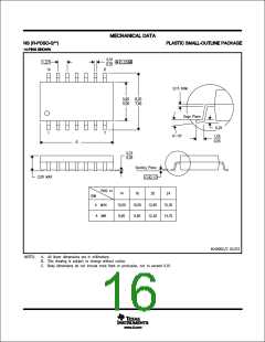 浏览型号SN74ALS151NSRE4的Datasheet PDF文件第16页