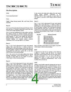 浏览型号TSC80C31-20CB的Datasheet PDF文件第4页