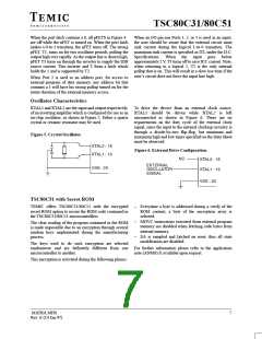 浏览型号TSC80C31-20CB的Datasheet PDF文件第7页