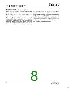 浏览型号TSC80C31-20CB的Datasheet PDF文件第8页