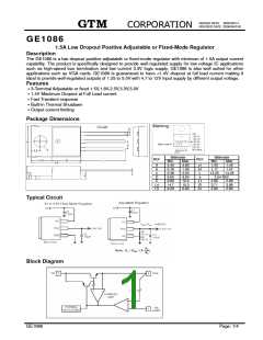 浏览型号GE1086的Datasheet PDF文件第1页