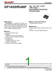浏览型号GP1A52HRJ00F的Datasheet PDF文件第1页