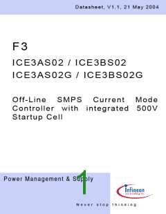 浏览型号ICE3BS02的Datasheet PDF文件第1页